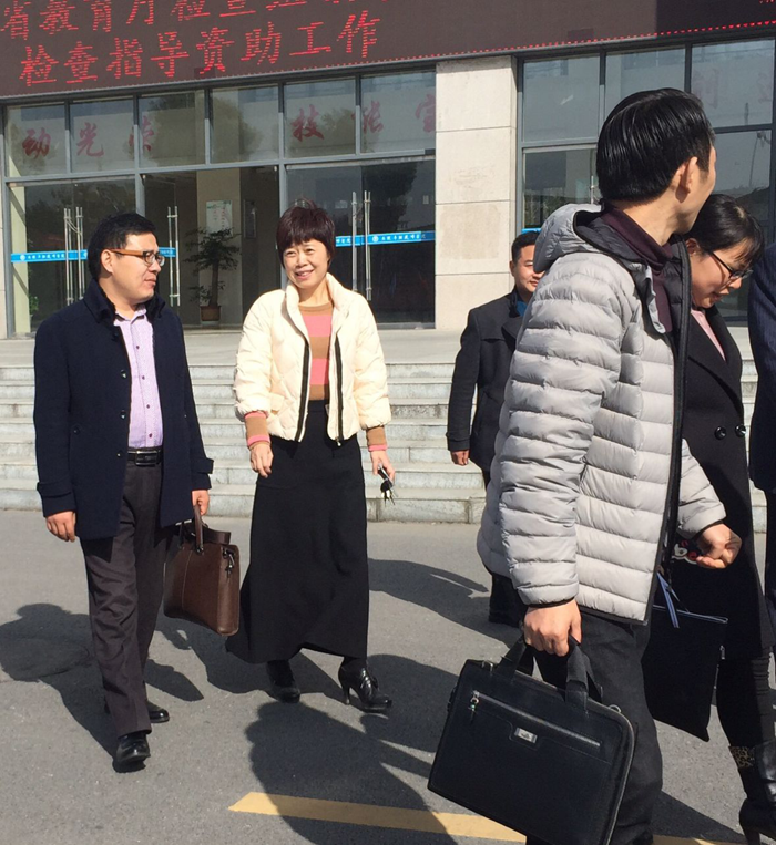 省教育厅民生工程资助工作检查组到我院检查工作
